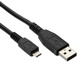 USB Kabel (2.0), USB A M - microUSB M, 1.8m, schwarz, Logo, Blister